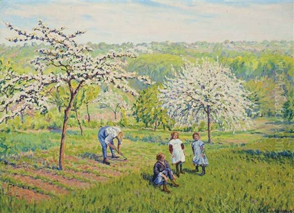 Le Printemps Oil Painting by Gustave Camille Gaston Cariot