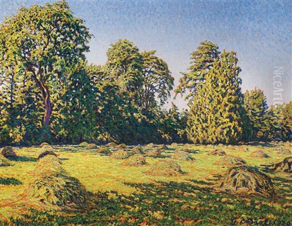 Prairial, Les Foins by Gustave Camille Gaston Cariot