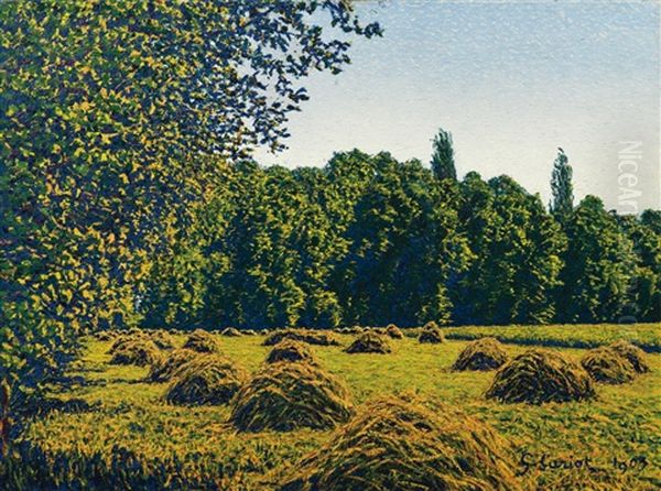 Prairial Oil Painting by Gustave Camille Gaston Cariot