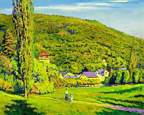 Sommerlandschaft by Gustave Camille Gaston Cariot