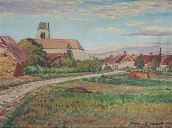 Auxy Oil Painting by Gustave Camille Gaston Cariot