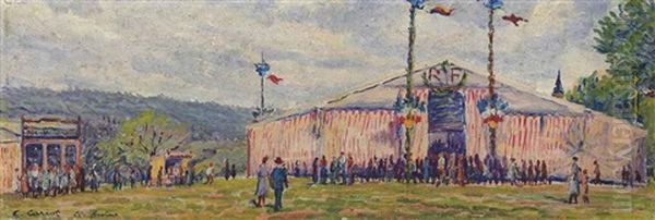 La Fete Foraine Oil Painting by Gustave Camille Gaston Cariot