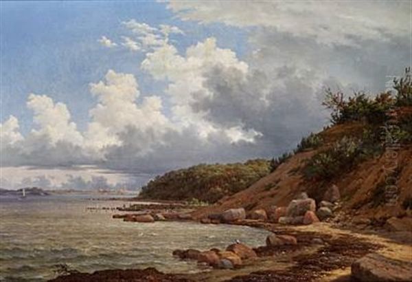 Partie I Naerheden Af Wordingborg Oil Painting by Adolf Carl