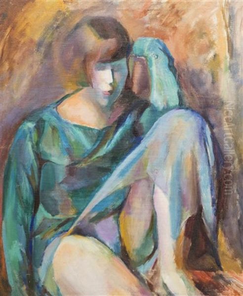 Girl In Green by Arthur Beecher Carles