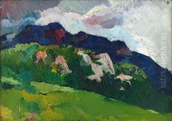 French Alps Oil Painting by Arthur Beecher Carles