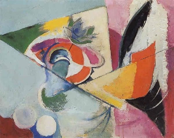 Abstraction Still Life Oil Painting by Arthur Beecher Carles