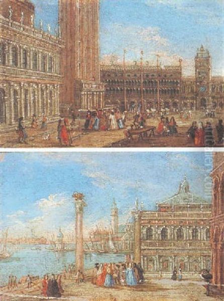 Vista De Venecia Oil Painting by Luca Carlevarijs