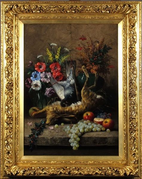 Nature Morte (2 Works) Oil Painting by Max Carlier