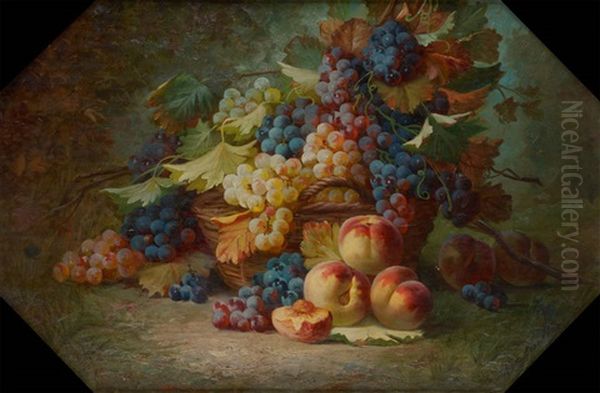 Panier De Fruits Oil Painting by Max Carlier