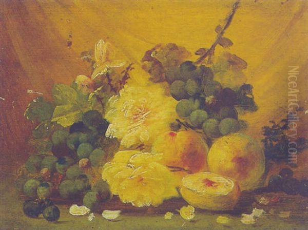 Rosenstuck Mit Obst Oil Painting by Max Carlier