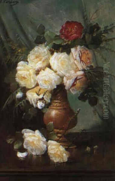 Still Lifes Oil Painting by Modeste (Max) Carlier