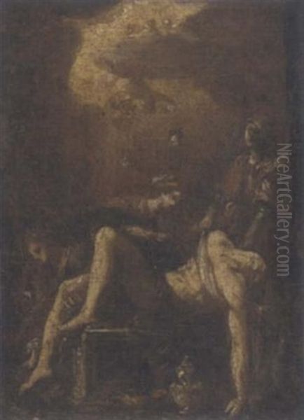 Saint Sebastian Oil Painting by Carlo Innocenzo Carlone