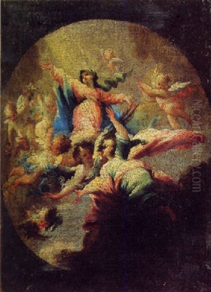 L'assomption De La Vierge Oil Painting by Carlo Innocenzo Carlone