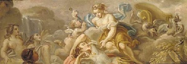 Diana And Endymion by Carlo Innocenzo Carlone