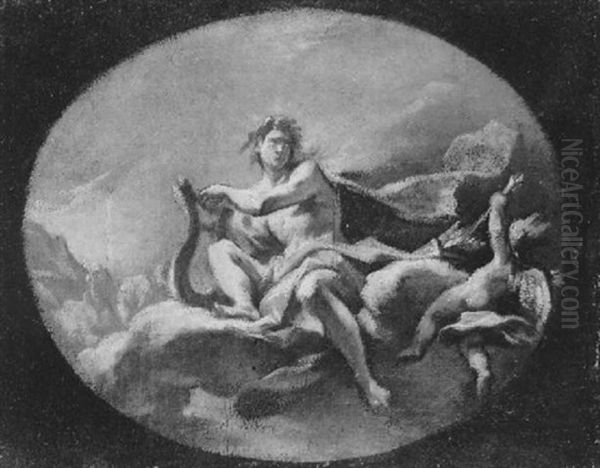 Apollon Et La Lyre Oil Painting by Carlo Innocenzo Carlone