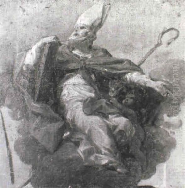 St. Augustine Ascending by Carlo Innocenzo Carlone