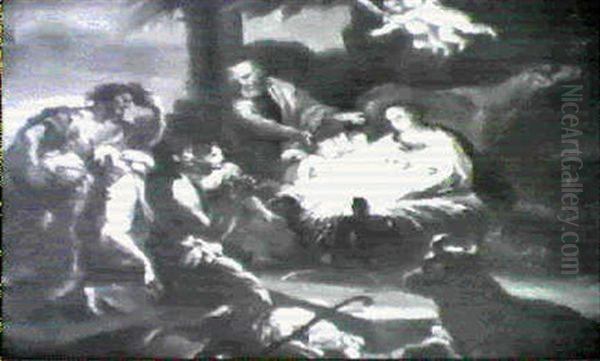 The Nativity Oil Painting by Carlo Innocenzo Carlone