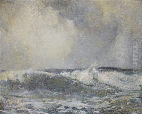 Breakers Oil Painting by Emil Carlsen