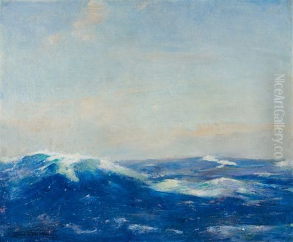 Seascape Oil Painting by Emil Carlsen