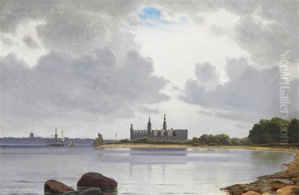 View Of Kronborg Oil Painting by Emil Carlsen