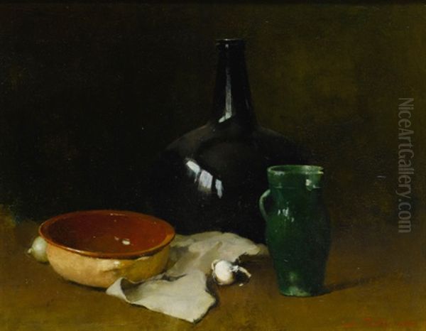 The Green Pitcher by Emil Carlsen