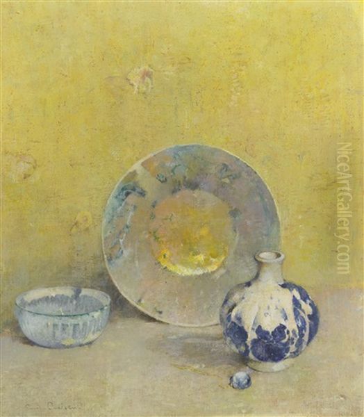 The Moon Stone Oil Painting by Emil Carlsen