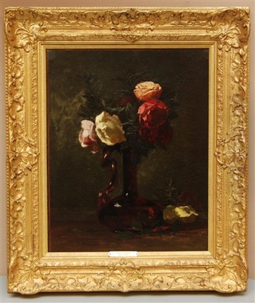 Flowers Oil Painting by Emil Carlsen