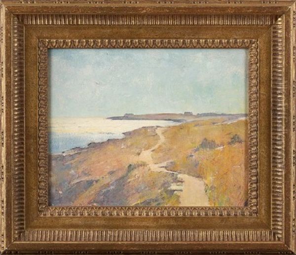 Coastline Landscape Oil Painting by Emil Carlsen