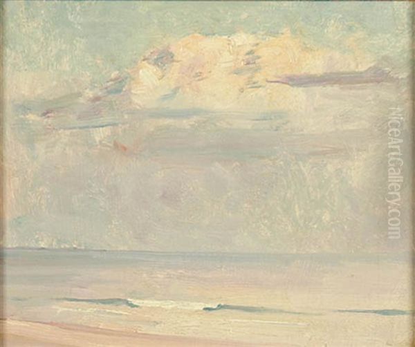 Study Of Clouds Oil Painting by Emil Carlsen