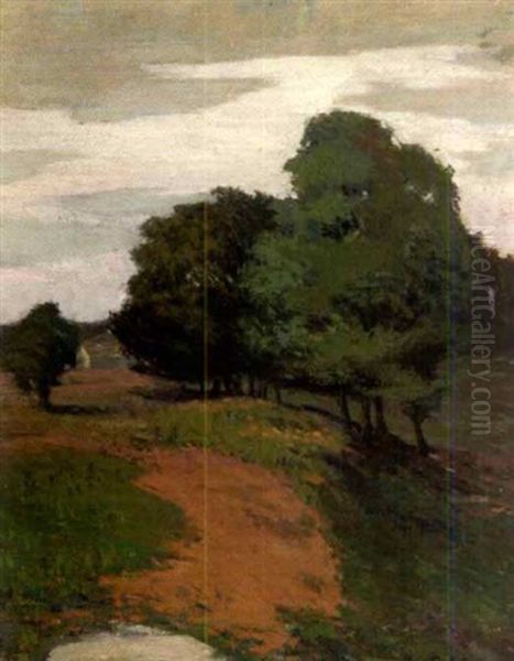 Landscape With Trees by Emil Carlsen