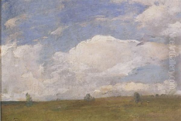 Study Of Sky Oil Painting by Emil Carlsen