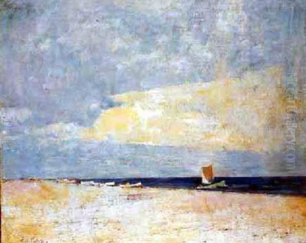 The South Strand, Skagen Oil Painting by Emil Carlsen