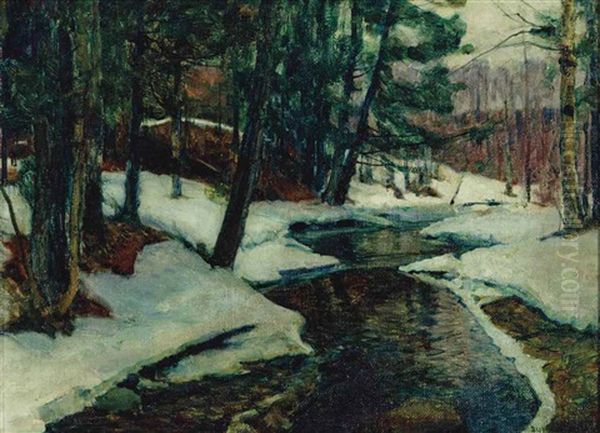 Quiet Pools Oil Painting by John Fabian Carlson