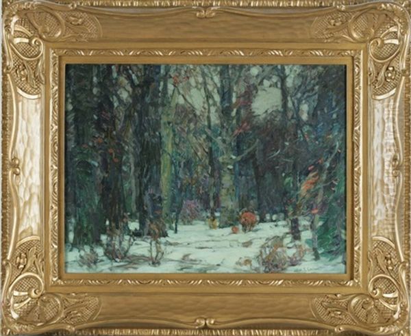 In Silent Forest Oil Painting by John Fabian Carlson