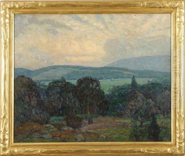 Spring Twilight Oil Painting by John Fabian Carlson