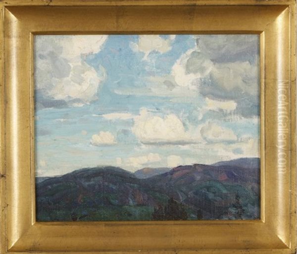 Clouds Oil Painting by John Fabian Carlson