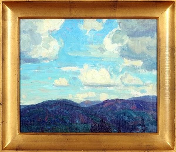 Clouds Oil Painting by John Fabian Carlson