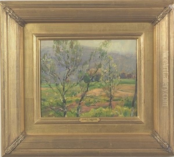 Fertile Meadow Oil Painting by John Fabian Carlson