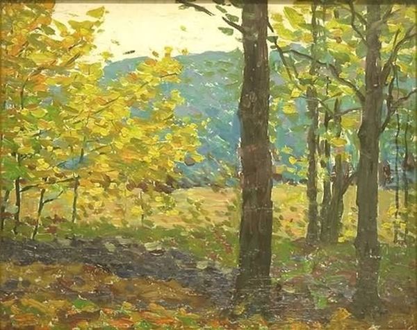 Morning Landscape Oil Painting by John Fabian Carlson