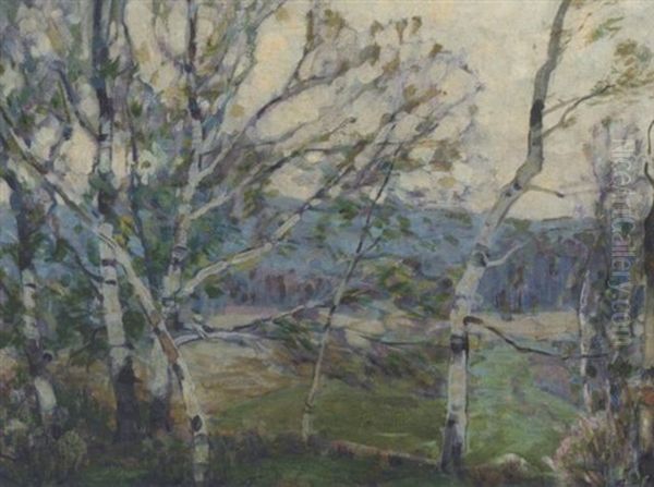 June Morning Oil Painting by John Fabian Carlson