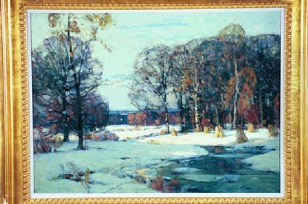 Across The Meadows Oil Painting by John Fabian Carlson