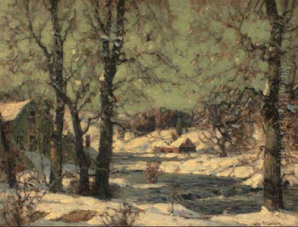 Winter, Woodstock Oil Painting by John Fabian Carlson