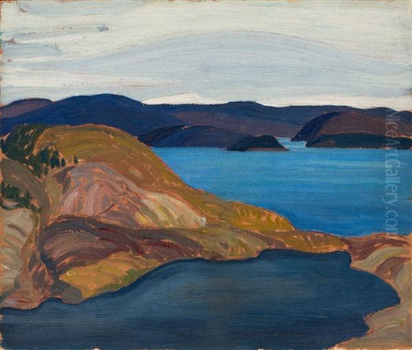 Port Coldwell, Lake Superior Oil Painting by Franklin Carmichael