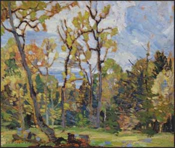 Thornhill Oil Painting by Franklin Carmichael