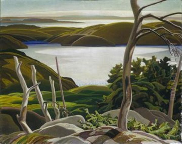 Frood Lake Oil Painting by Franklin Carmichael