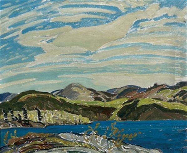 Spring, Frood Lake Oil Painting by Franklin Carmichael