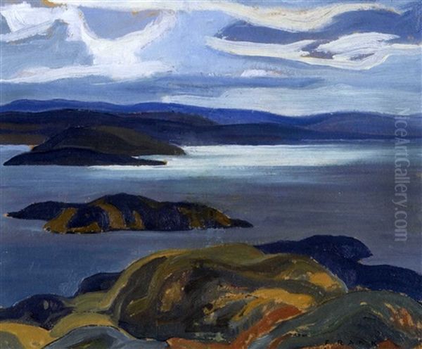 Lake Superior Oil Painting by Franklin Carmichael