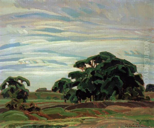 Near Thornhill Oil Painting by Franklin Carmichael