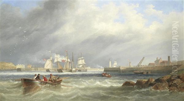 Sunderland Oil Painting by John Wilson Carmichael