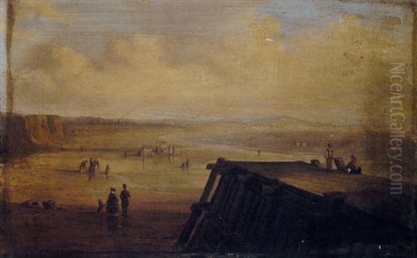 Bridlington-on-sea Oil Painting by John Wilson Carmichael